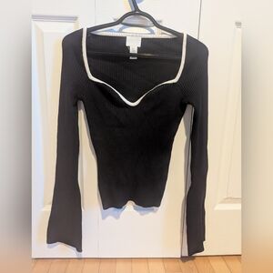 H&M Black Sweater SZ M